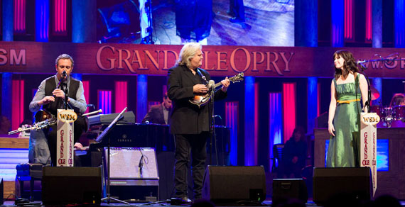 Playing with The Gettys and Ricky Skaggs at the Grand Ole Opry - March 2012